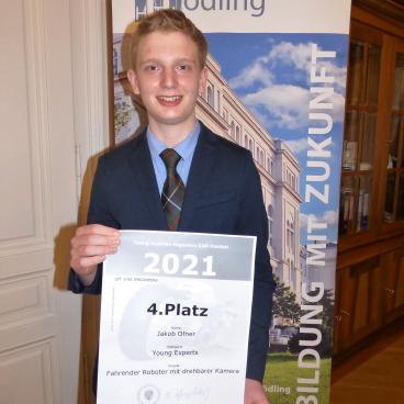 4. Platz beim Young Austrian Engineers CAD-Contest 2021