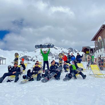 Snowboardgruppe