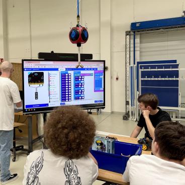 Schüler beim Innovation Lab