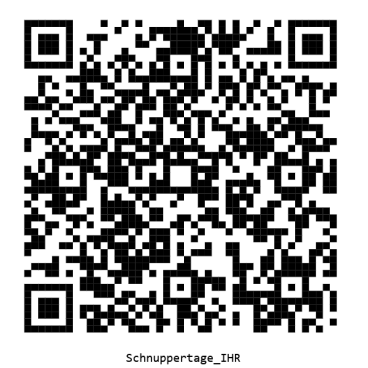QR Code Schnuppertage