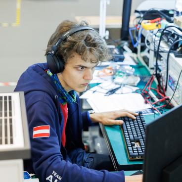Christoph Schöndorfer bei der World Skills 26