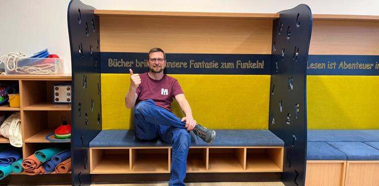 Leseecke in der VS Puchberg