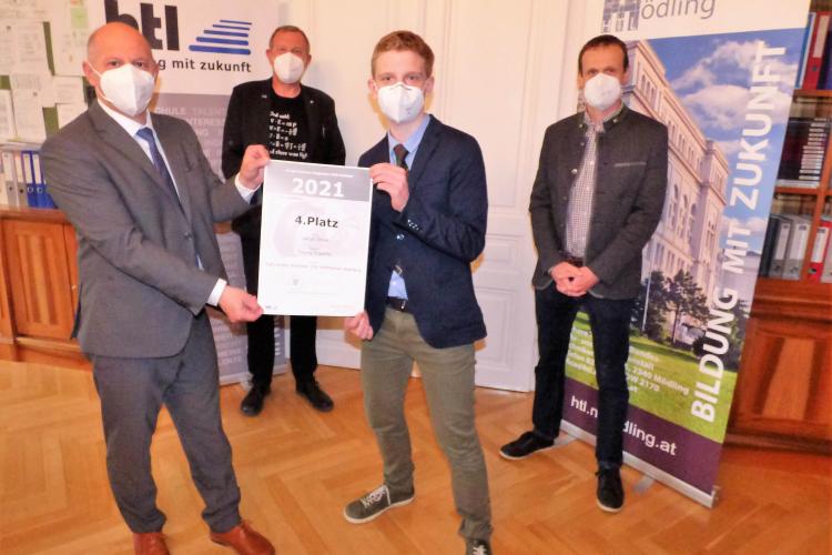 4. Platz beim Young Austrian Engineers CAD-Contest 2021