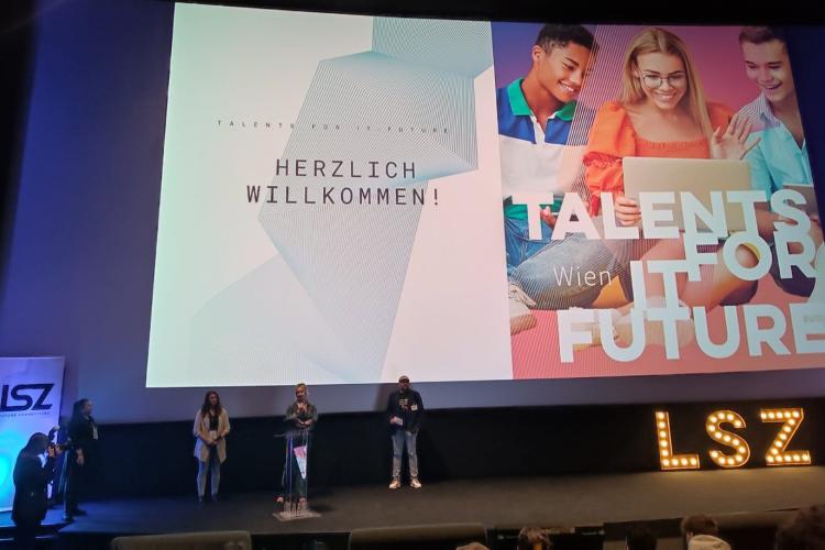 Begrüßung beim Event “Talents for IT-Future”