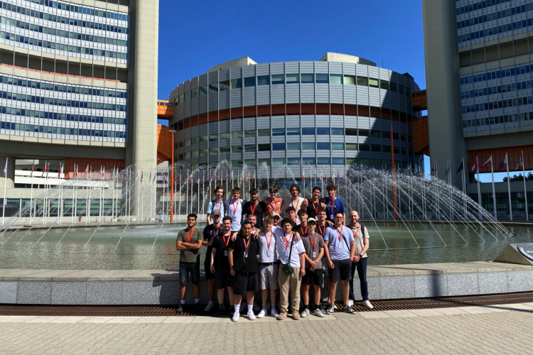 Gruppenfoto in der UNO City