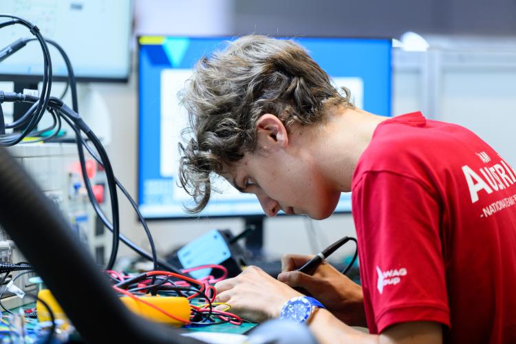 Christoph Schöndorfer bei der World Skills 26