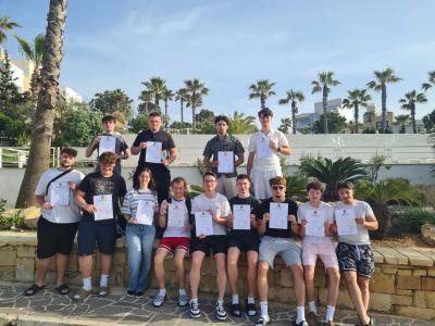 Sprachreise Malta Gruppenbild